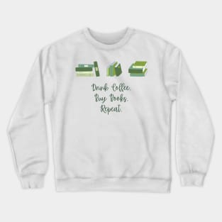 Coffee Books Repeat Crewneck Sweatshirt